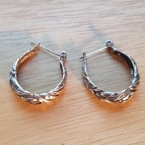 Sterling Silver hoop earrings